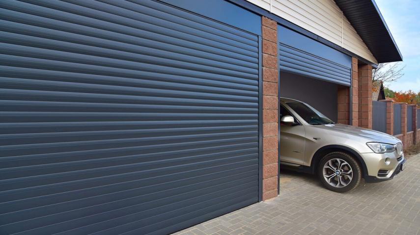 ворота из роллетного профиля в Учкекене